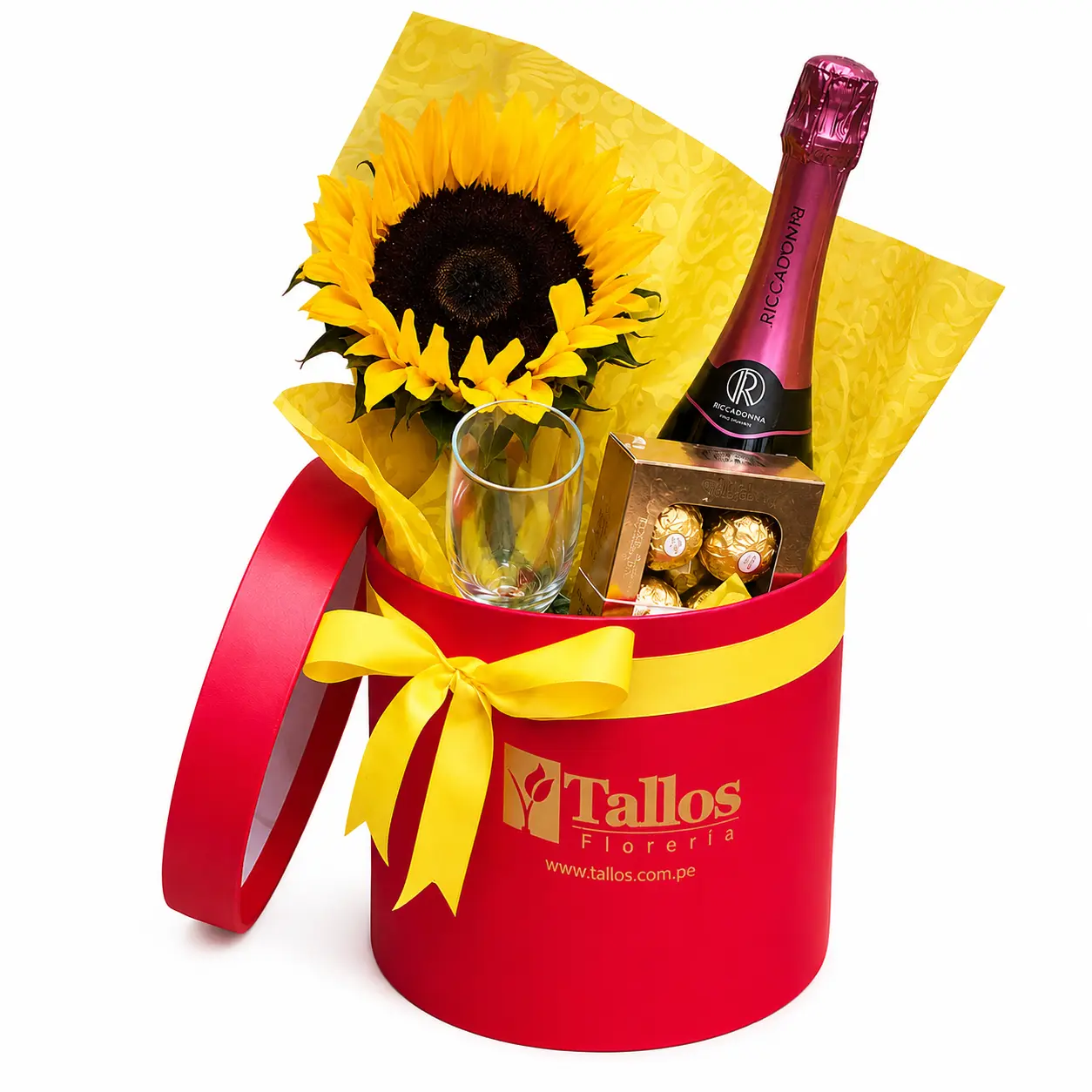 girasol y Riccadonna para regalo especial delivery de flores en Lima